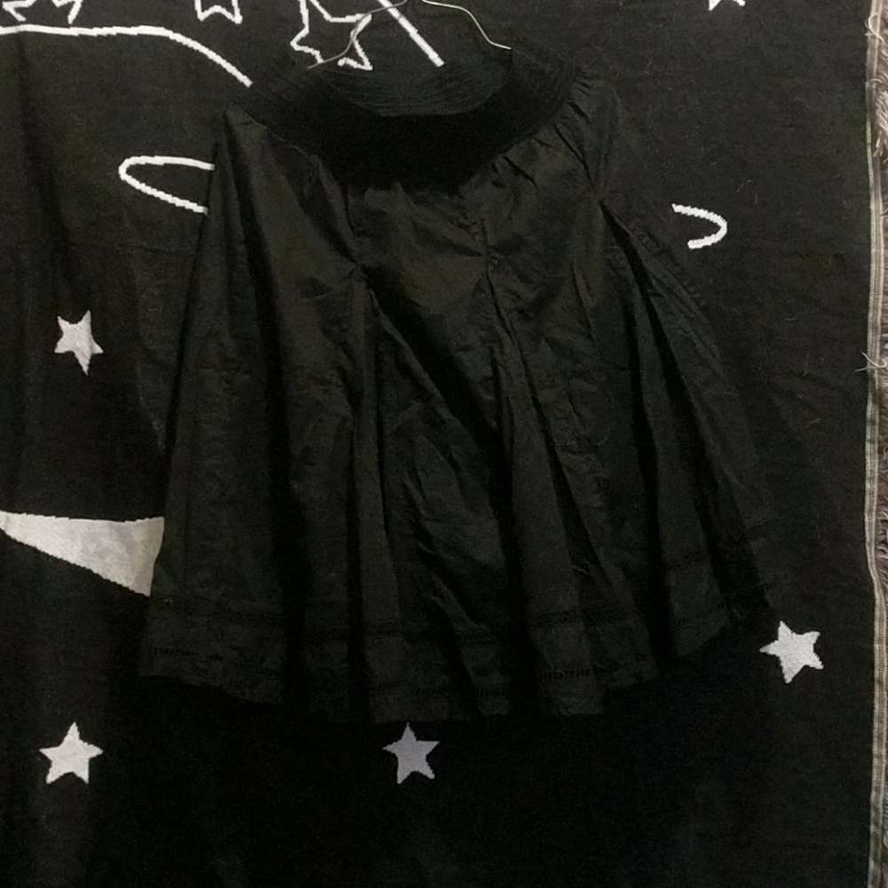 Black Merona skater style skirt
